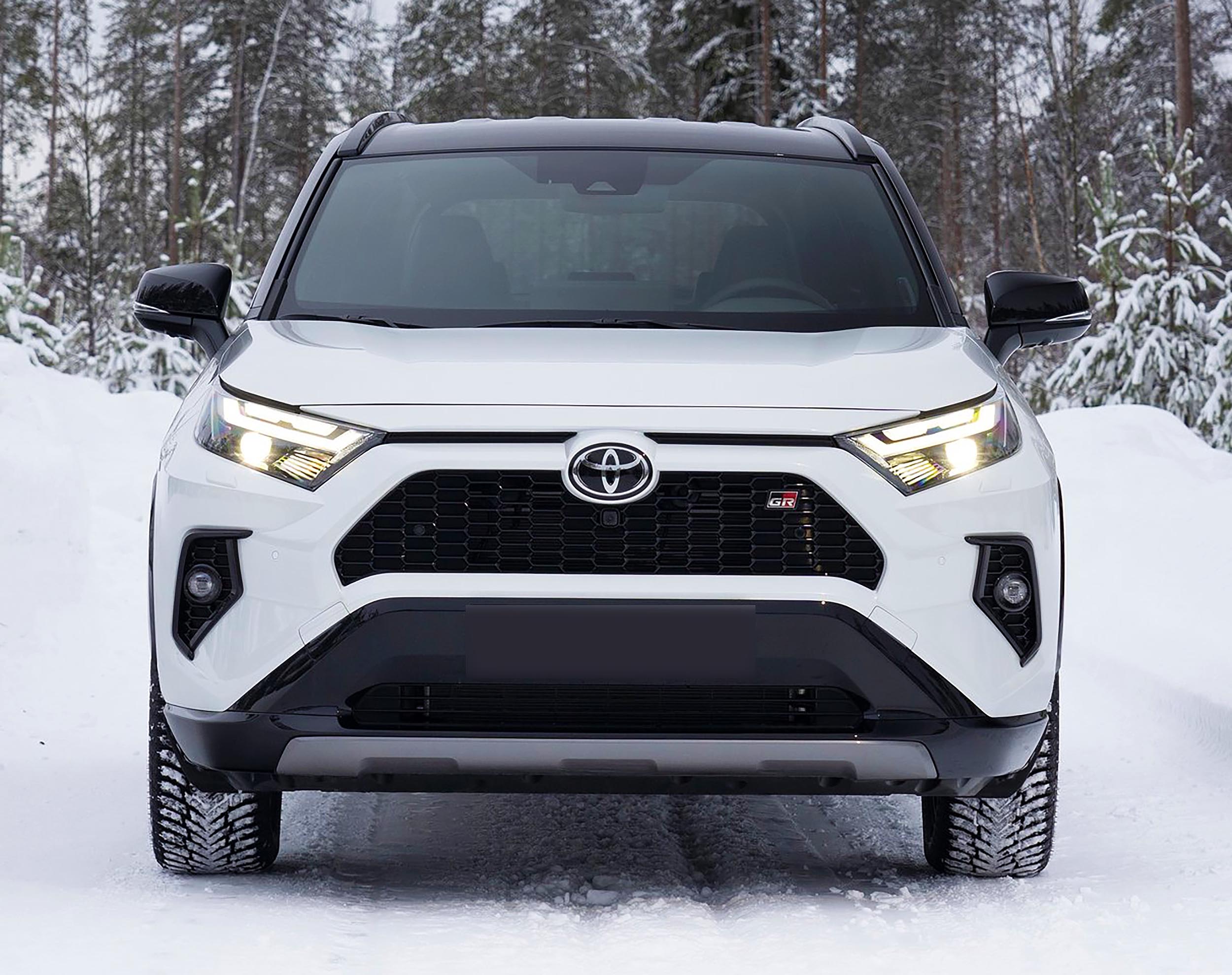 Toyota RAV4 GR Sport Exterior Front Design Winter Snow