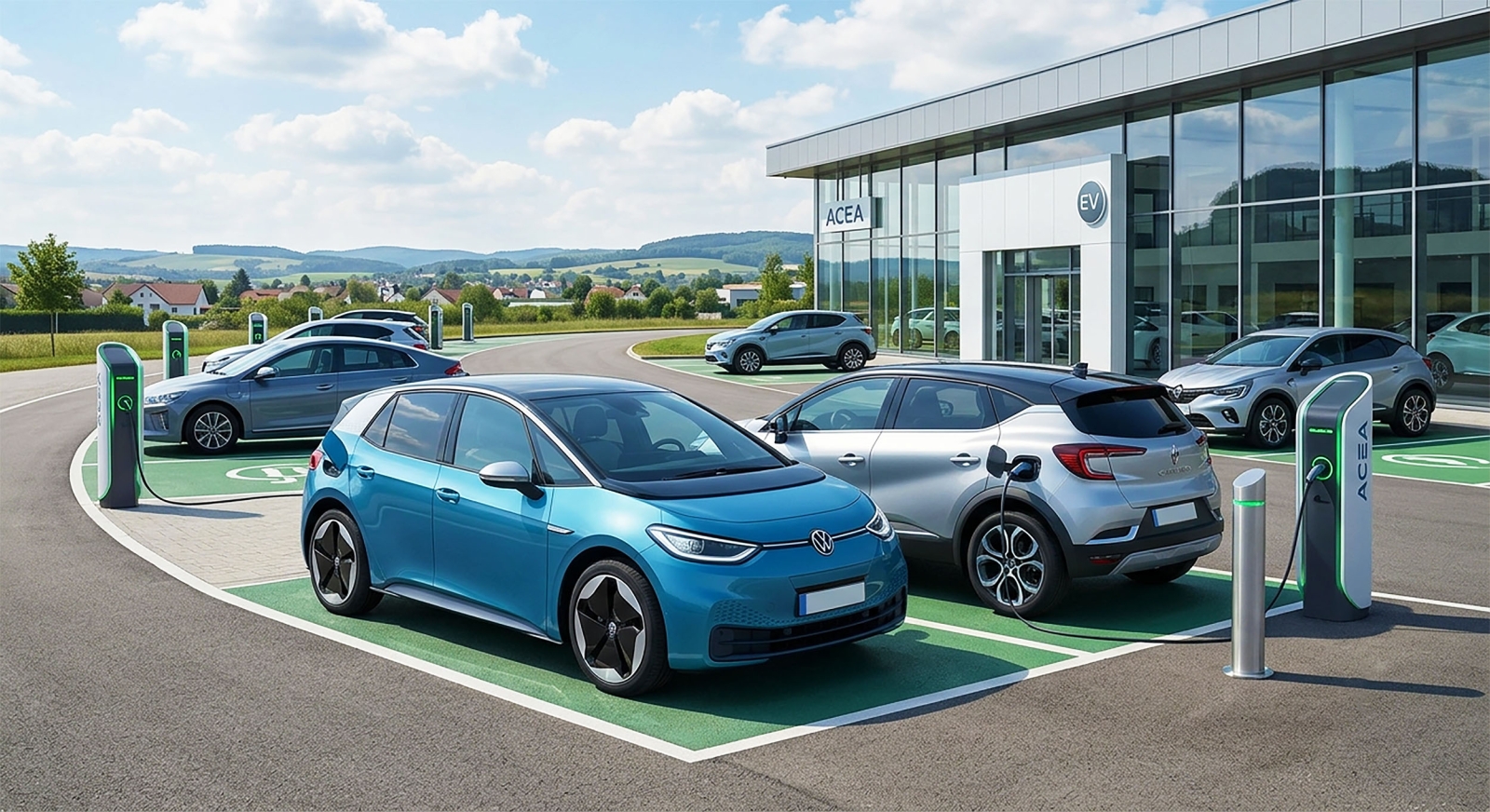 European car market grows 13% in June. Hybrids and electrics dominate sales in first half