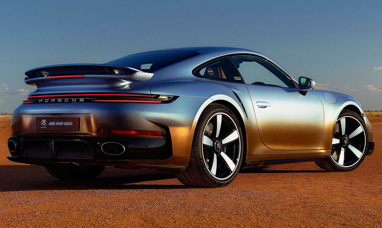 Porsche presents the 911 Turbo S Land Down Under - a unique 711 hp car that marks 75 years in Australia